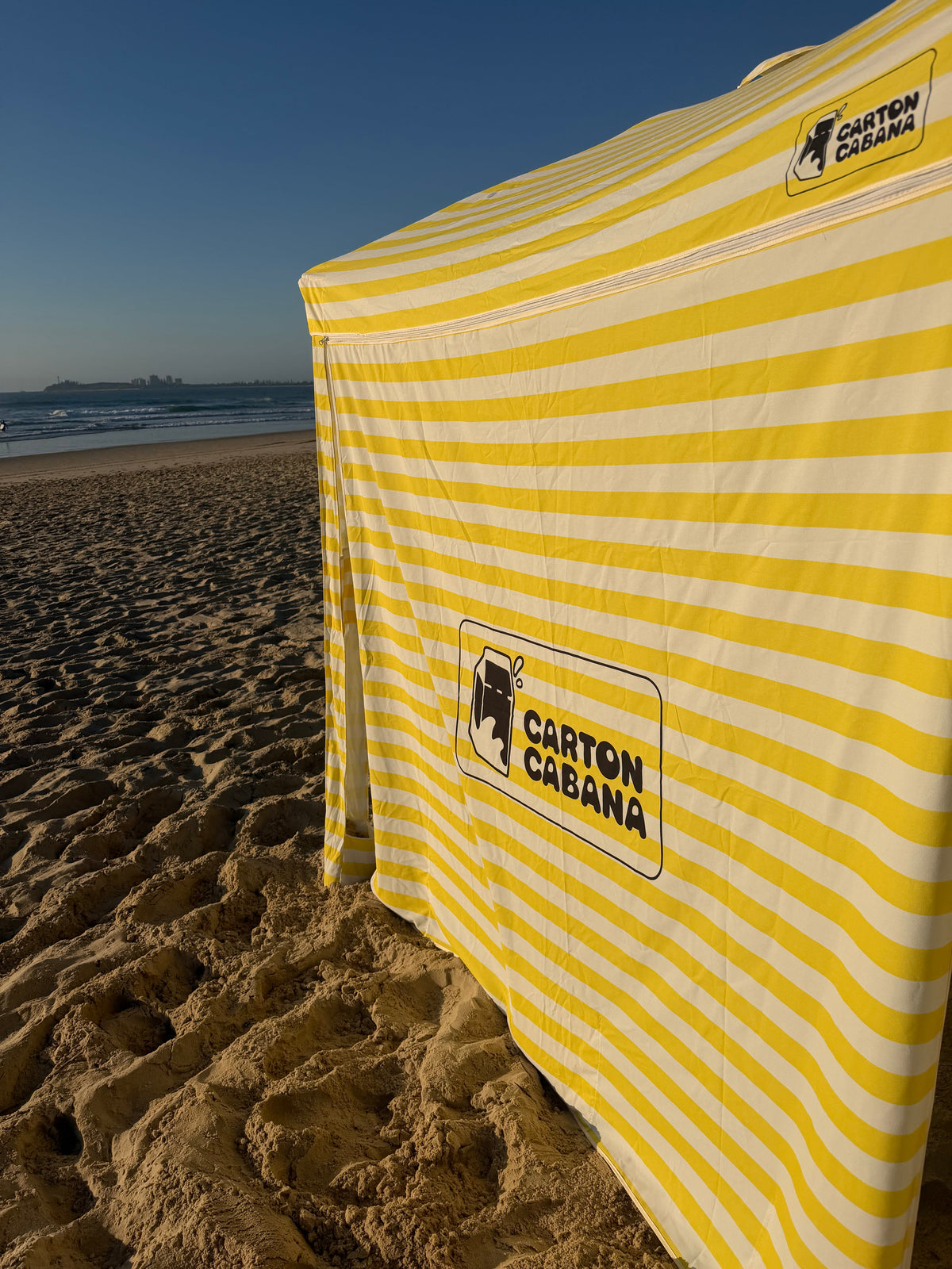 Dune Cabana canvas and frame detail